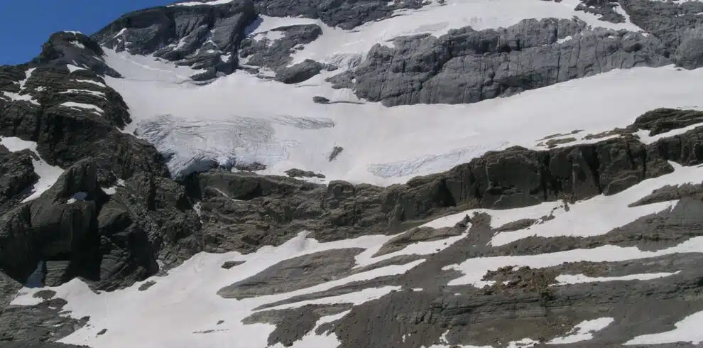 Cara norte del Monte Perdido y su glaciar