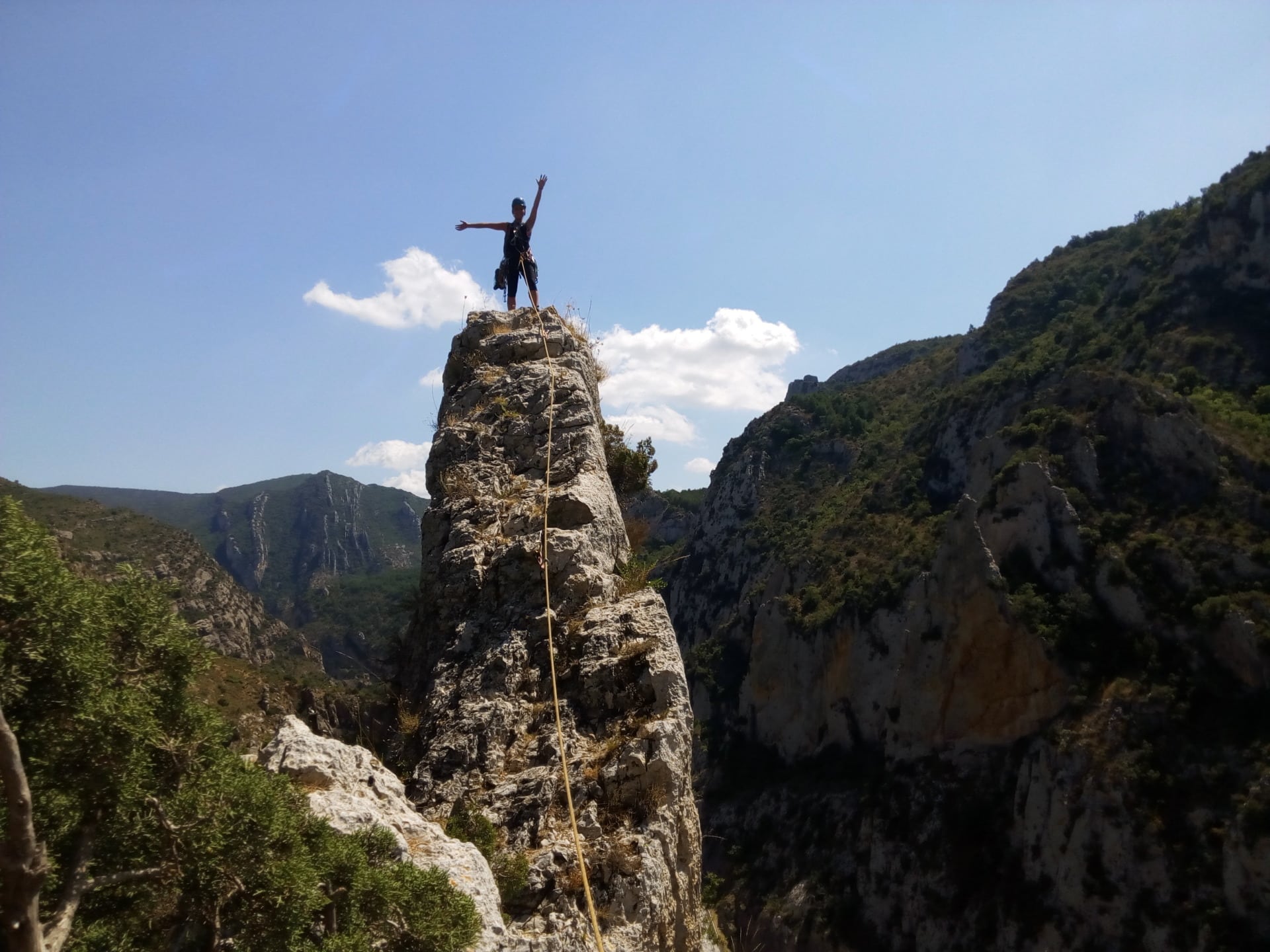 Cresta Urquiza Olmo en el Congosto de Montrebei