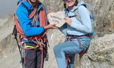 En la cumbre del pico Tempestades