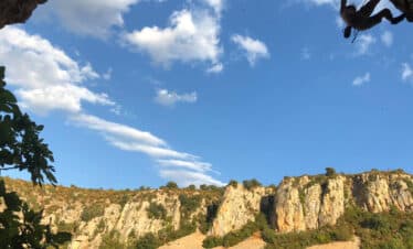 Escalada deportiva en la Sierra de Guara