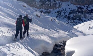 Raquetas en el Pirineo