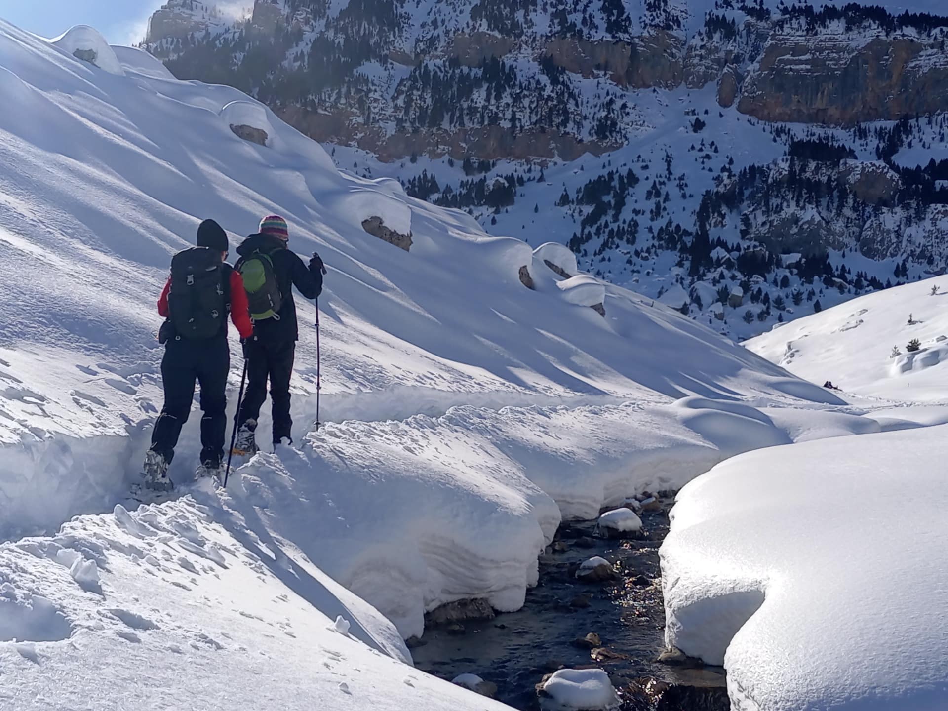 Raquetas en el Pirineo