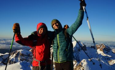 Cima del Toubkal en Marruecos
