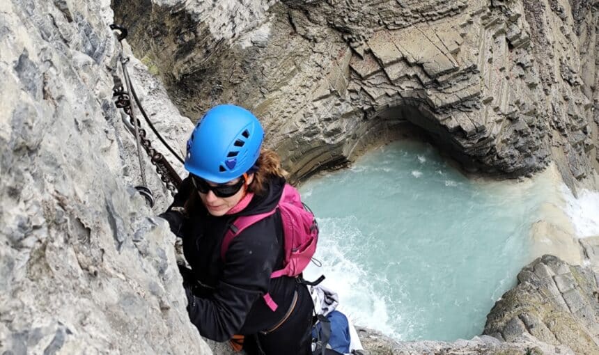 La Ferrata del Sorrosal en Broto, una joya a las puertas de Ordesa.